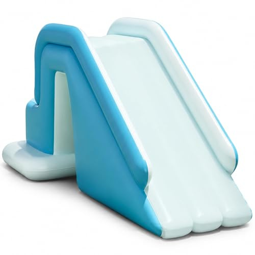 Uppblåsbar poolrutschkana, uppblåsbar poolrutschkana, ovjordisk PVC-luftbubbla, stor familje- och barnleksak med snabb uppblåsning för bakgården, 183 x 83 x 83 cm
