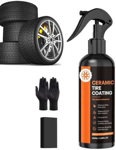 Spray Abrillantador De Neumáticos 100ml Acabado Negro Profundo Protección
