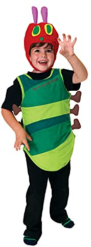 Amscan 9902972 Childs Unisex Official The Very Hungry Caterpillar Licensed Tabard and Hat Fancy Dress Costume (3-5 years)