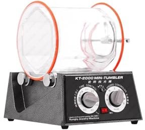 5kg Tumbler Rotary Jewelry Polisher Bead Surface Cleaner Drum Polisher Machine KT2000 With Chamfering Timer Outils électriques, de jardin et à main
