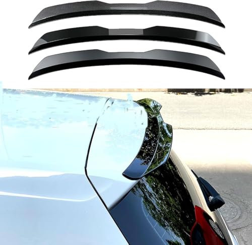 LIMINFACAI Auto Heckspoiler Flügel für Opel Adam 2012 2013 2014 2015 2016 2017 2018 2019,Heckflügel Kofferraumspoiler Kofferraum Flügel Spoiler Bodykits Autoheckdekoration,A/Glossy Black