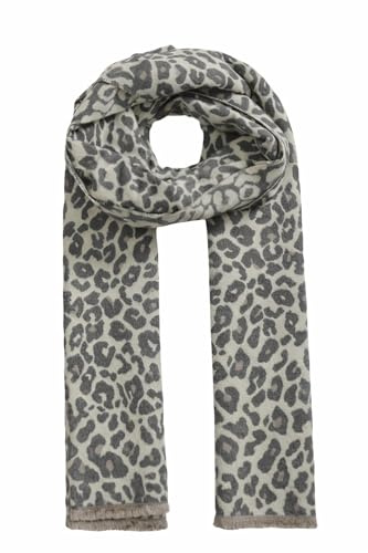 stylx weicher warmer Damen XL Schal mit Leo Animal Print Damen Schal mit LEOPARD Muster, Leichtes Halstuch Modische und Elegante Winter und Herbst Leo Schals für Frauen