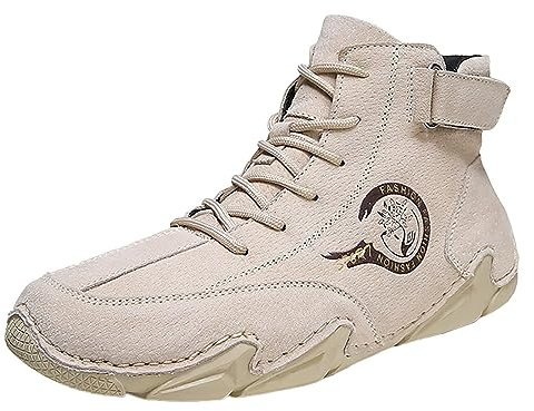 Scarpe Uomo Invernali Sneakers Scarpe Uomo Impermeabili Pioggia Scarpe Trekking Uomo Alte estive Scarpe Slip ins Scarpe Invernali comode Spray impermeabilizzante Scarpe scarpiera Grande