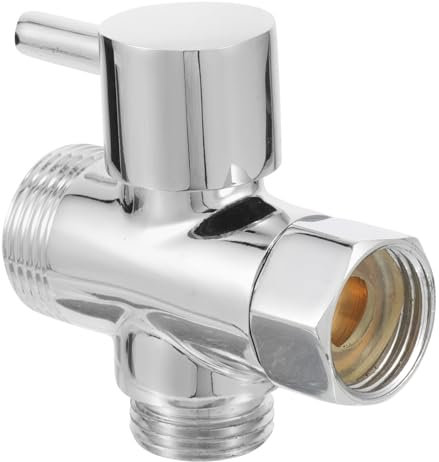 Artibetter Duschkopf- -umsteller-t-adapter- - Wasserhahn-wasserfilter-badezimmer Silber