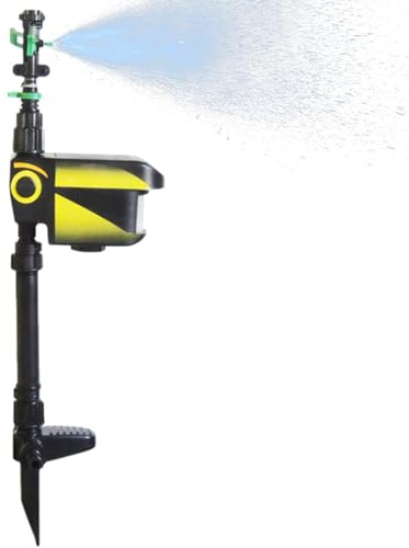 Motion Sensor Sprinkler Motion Activated Water Sprinkler Motion Sensor ABS Solar Powered Sprinkler for Farm Lawn Outdoor