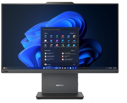 Lenovo ThinkCentre Neo 50a Gen 5 All-in-One PC, 23.8-inch Display, 13th Gen Intel Core, Front Office Desktop