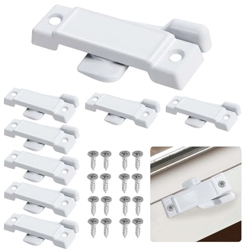8 Pcs F2590 Windows Replacement Sash Lock, Center Sash Lock with Screw