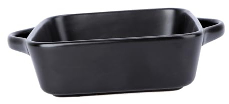 HOLIDYOYO Porcelain Baking Dish Heavy Weight High Temperature Resistance with Handles Ceramic Oven Safe Bakeware Pan for Baking Lasagna and Serving Appetizers for Microwave