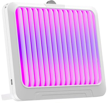 Knoruley Dispositif Anti-Moustique Silencieux Lampe Anti-Moustique Rechargeable USB pour, Mouches des Fruits, Attrape/Éliminateur D'Insectes de Garage B