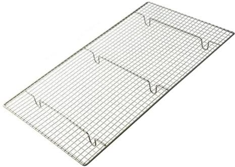 ZHSOAO Filet pour Barbecue Lot de 2 grilles de Refroidissement en Acier Inoxydable for gâteaux, Four, Cuisine, pâtisserie, Pizza, Pain, Barbecue, Biscuits pour à Gaz Grillade Cuisson Viande LéGumes