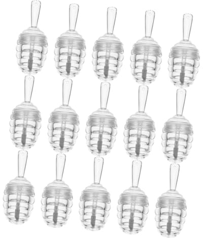 UKCOCO 15 Tubes De Gloss Vides De Pots De Miel Transparents Étanches Réutilisables Pour Maquillage Diy