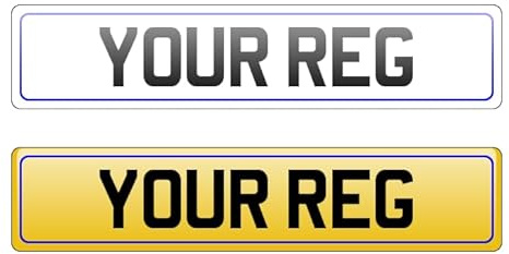 UK Plates - 2D | 3D | 4D | 4D Gel UK Rear/Front/Pair for Automotive, Home Use/Outdoor Use