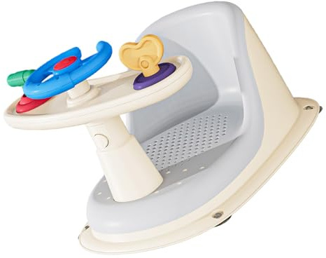 Silla De Bañera Para Bebés Para Baño Sentado Asiento De Baño Para Bebés Con Ventosas Inferiores Que Proporciona Soporte Para Respaldo Silla De Baño Para Bebés Fácil De Quitar