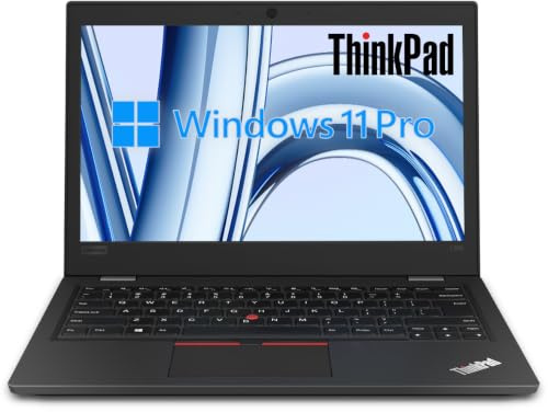 Lenovo ThinkPad L390 Ordinateur portable professionnel 13,3 HD, Intel Core i5-8265U, RAM 16 Go, SSD 512 Go, clavier US QWERTY, Windows 11 Pro (reconditionné)