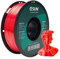 eSUN Seide PLA Filament 1.75mm, Seidig Glänzendes 3D Drucker Filament PLA, Maßgenauigkeit +/- 0.05mm, 1kg Spule (2.2 LBS) 3D Druck Filament für 3D Drucker, Seide Rot