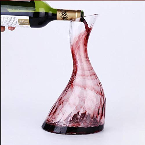 Creative Swan Style Crystal Red Wine Decanter - 100% Hand Blown Lead-Free Crystal Glass Red Wine Carafe Wine Gift