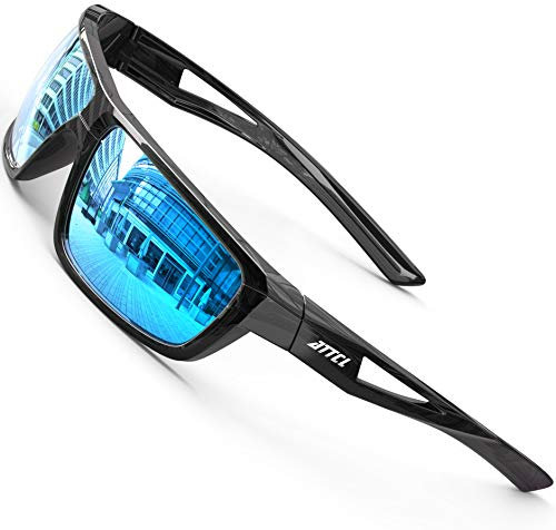 ATTCL Sport Polarisierte Sonnenbrille Für Herren Damen TR90 Radfahren Fahren Angeln UV-Schutz Sonnenbrillen J2021 Blue