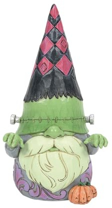 Enesco Jim Shore Heartwood Creek Green Monster Gnome Figurine, 6.49 Inch, Multicolor
