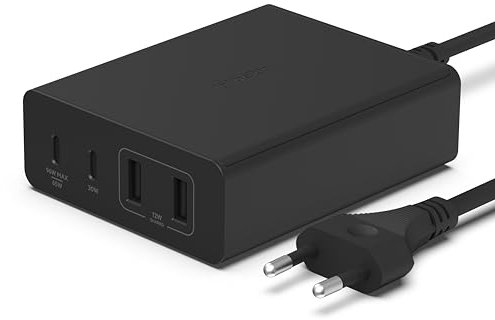 Belkin BoostCharge Pro Estación de Carga USB GaN de 108 W Negro