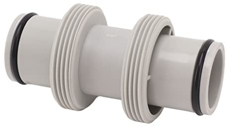 Fdit Pool-Schlauchadapter, 1,5 Zoll auf 1,5 Zoll, Gerade Verbindung, Pool-Schlauchverbinder, Pool-Schlauchverbinder mit Gewinde für Intex-Schwimmbad-Staubsauger