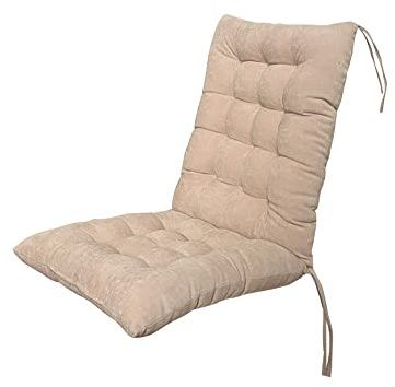 Morbuy Cojín para Tumbona de Jardín, Suave y Cómodo Cojín Reclinable Colchoneta Tumbona Exterior Ideal para Tumbonas, Sillas y Hamacas (Camello,45x100cm)