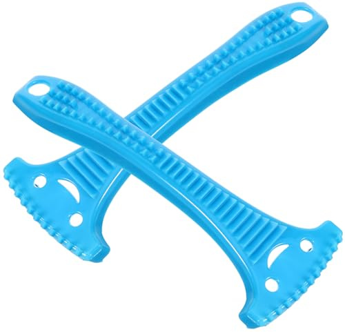 Beaupretty Lima de Pedicura para Pies, Removedor de Durezas y Piel Muerta, Abs Azul, 2 Piezas, Mango Ergonómico para Salón y Uso en Casa