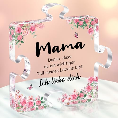 Weihnachtsgeschenke Geschenke für Mama, Acryl Home Dekoration | Mama Mütter Geschenk, Geburtstagsgeschenk, Muttertagsgeschenke Nikolaus Geschenk Adventskalender Füllung