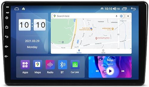 Navigatore Satellitare Lettore Multimediale Android 12 per C-Itroen Berlingo 2008-2019, Autoradio Radio GPS Navi 9'' Lettore Video Multimediale Ricevitore FM BT con Immagine di Retromarcia 4G Wifi SWC