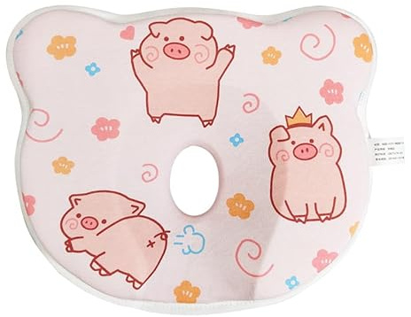 Eureka Baby Oreiller en mousse à mémoire de forme, doux pour la peau et respirant, doux et confortable, facile à nettoyer et lavable en machine, idéal pour une forme parfaite de la tête, coussin