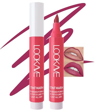 Jutqut Wasserfester Lipliner, Matte Tattoo Lip Marker, Long Lasting Lippenkonturendtift, Permanent Smooth Lip Liner Pencil #02