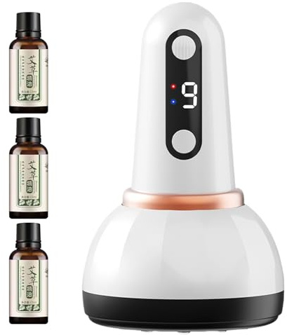 Dispositivo De Ventosas, Masajeador Al Vacío, 9 Modos De Masaje Con Vibración Para Muslos, Abdomen, Cuello, Espalda Y Glúteos
