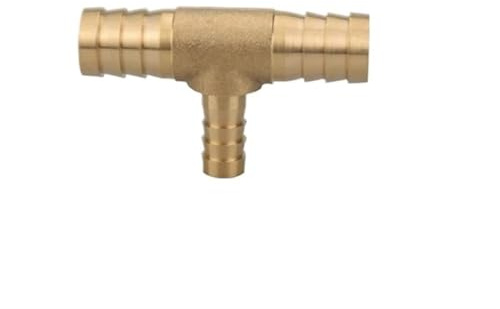 SparklWLeaf Conector de Manguera en T de 3 vías, Conector Divisor de tubería de latón, Adaptador de acoplador for Agua, Gas y Aceite para Juntas de tuberías(5-5-5mm)