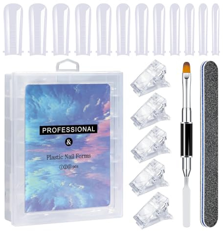 Kit professionnel pour nail art avec pointes et clip en fer à cheval - Accessoires de manucure pour femmes et filles