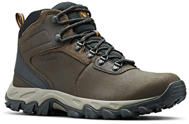 Columbia Crestwood Mid WP wasserdichte Wanderstiefel für Herren, Braun (Cordovan x Squash), 43 EU