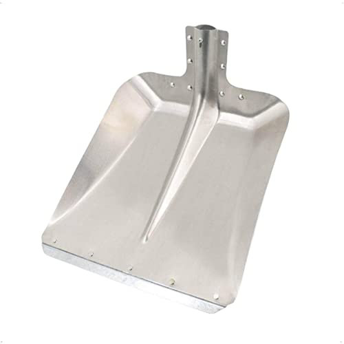 Rekord Aluminium Schaufel Gr.9 Materialstärke 2,5 mm, mit Stahlkante - ohne Stiel, Kornschaufel, Hofschaufel, Getreideschaufel, Schneeschaufel
