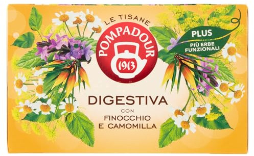 POMPADOUR 156871 Tisana Digestiva Plus, 18 Fl