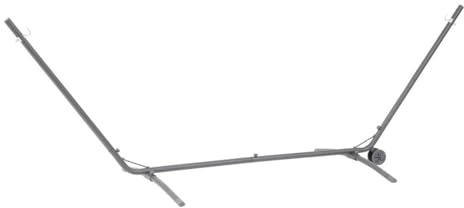 Hespéride - Verstellbarer Ständer für Hängematte Panao - 295/317 x 113 x 117 cm - Schwarz