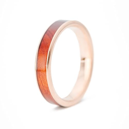 fablano Holzring Roségold, 52 (16.6mm)
