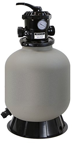 XtremepowerUS 16 Sand Filter for Above/Inground Swimming Pool Media System with Multi Port Valve up to 21,000 Gallons