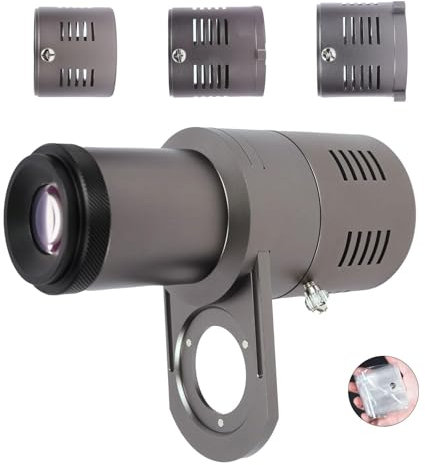 Snoot optique conique Mini Snoot Photographie avec support Zhiyun/Smallrig/Ulanzi, projecteur Gobo, 14 Gobos, objectif et projection pour photographie monolight, lumière LED et lumière stroboscopique