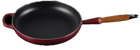 LE CREUSET Bratpfanne aus Gusseisen, hoch, 28 cm, Rhone