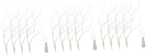 Alipis 3 Set Di Rami Artificiali Di Alberi Decorazioni Di Rami Di Plastica Per Riempire Vasi Di Natale 4 Pezzi * 3
