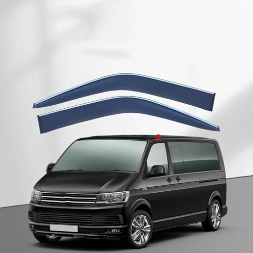 CQOIMQ 2 Stück Windabweiser Autofenster für VW Multivan T5 T6 2003-2019 2020 2021, Climair Windabweiser Auto Zubehör