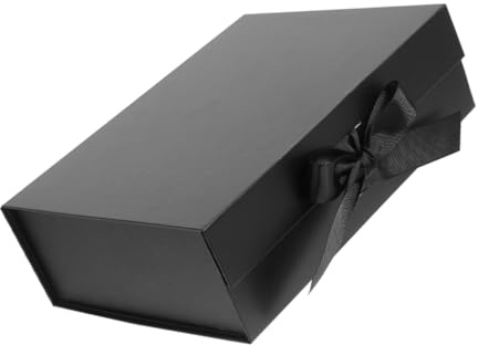 Sosoport Kasten Geschenkbox Krawattenschachteln Als Für Männer Präsentieren Sie Kisten Für Vorschlagsboxen Schwarze Boxen Für Papier Black