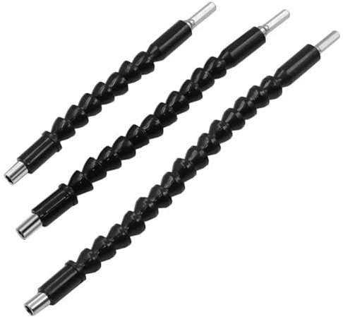 Flexible Drill Bit Extension,Shaft Extension Bits,Flexible Shaft Extension Screwdriver Drill Bit Holder Link for Electronic Drill 200/250/275/300/400mm Hex Screwdriver Soft Shaft 1pcs(Length 275mm)
