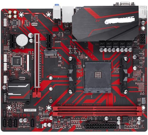 Motherboard Fit for GIGABYTE B450M Gaming for AMD Socket AM4 with I/O Back Plate Shield - Industrial Packaged，Non-Original Packaging
