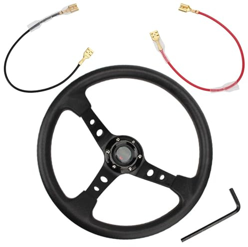 Steering Wheel For Cars Racing Car Racing Steering Wheels PU 14 Inch Drifting Sport Steering Wheel Universal For Racing