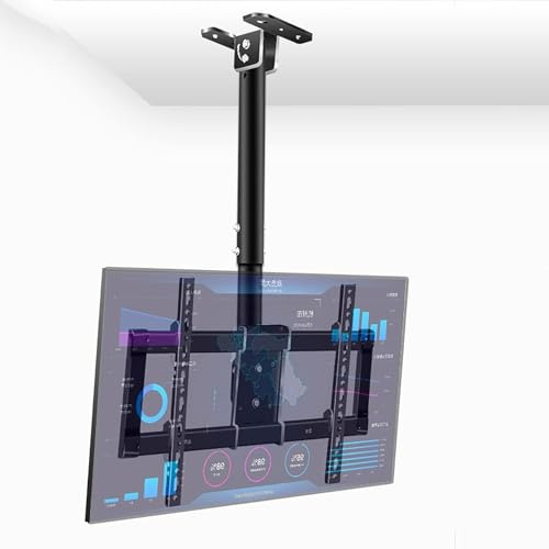Soporte de techo para TV – Soporte ajustable para televisores de 37 a 85 pulgadas, carga de 175 libras, máximo 600 x 400 mm, diseño de movimiento completo para un fácil posicionamiento