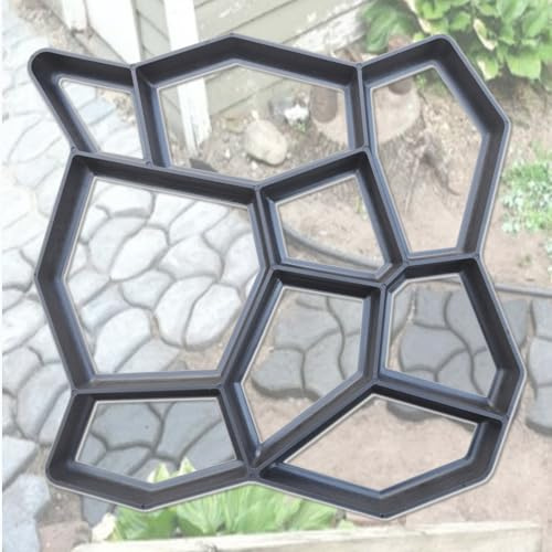 Moule Pas Japonais Exterieur Jardin, Moules à Béton en Plastique, Moule de Trottoir, Dalle de Béton Carrée à Faire Soi-même, 36/43/50cm en Option