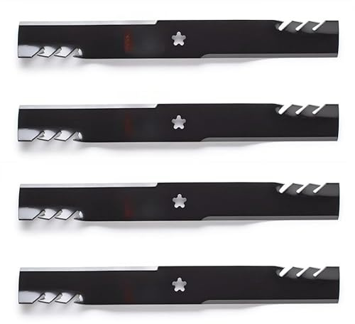 YXZZZZ (4) pour Oregon 96-370 pour AYP pour Sears Fusion Gator Mulcher 3 en 1 Lame de tondeuse à gazon 57,9 cm
